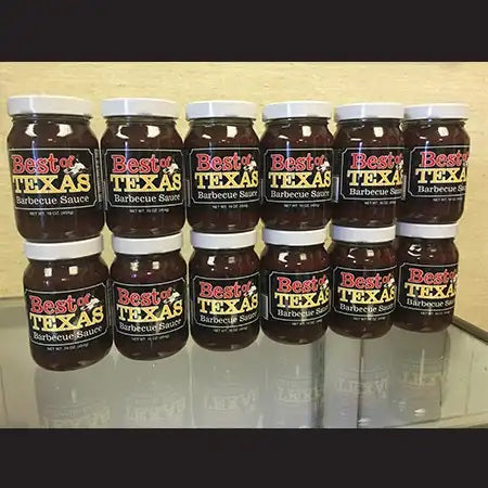 Best of Texas Barbecue Sauce - 1 Case - 16 oz. jars